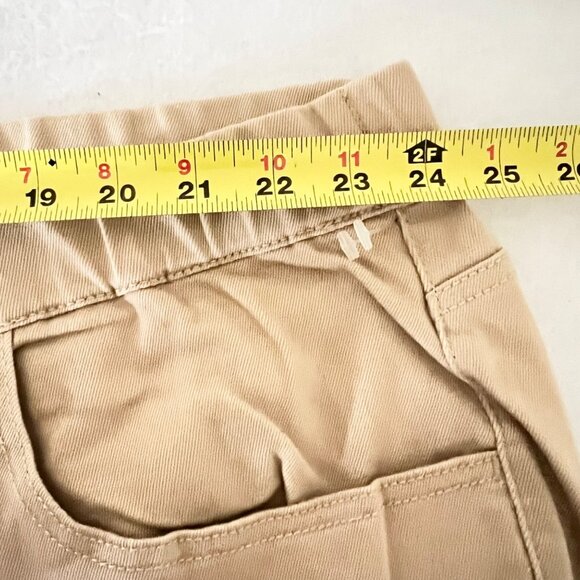 Isaac Mizrahi Women's Stretch Elastic Waist Pull-on Beige Pants Size 28WP NWOT - Picture 12 of 15